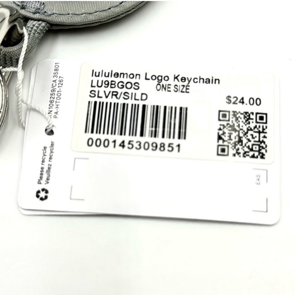 Lululemon Logo Bag Charm & Key Chain - Picture 8 of 11